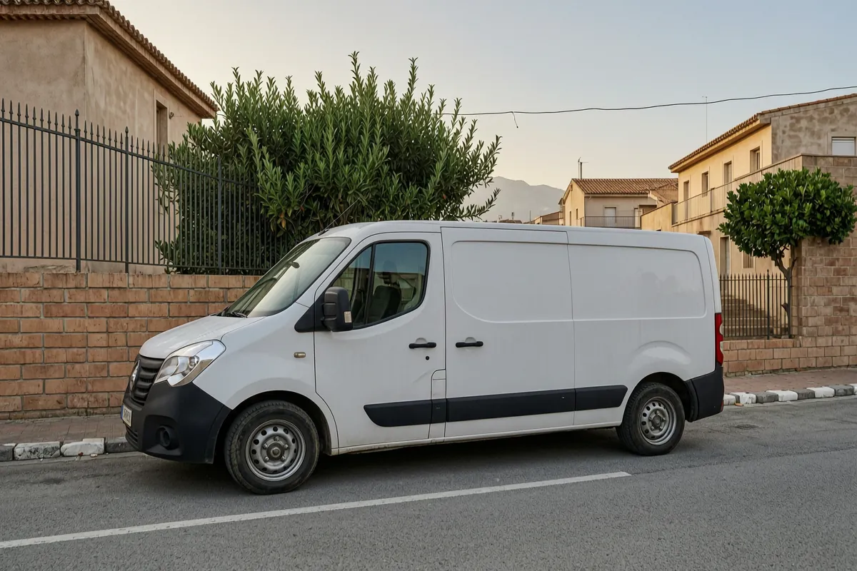 Vehículo de trabajo en Orihuela